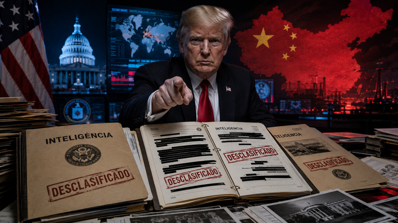 Documentos de inteligencia desclasificados respaldan las alegaciones de Trump sobre China.