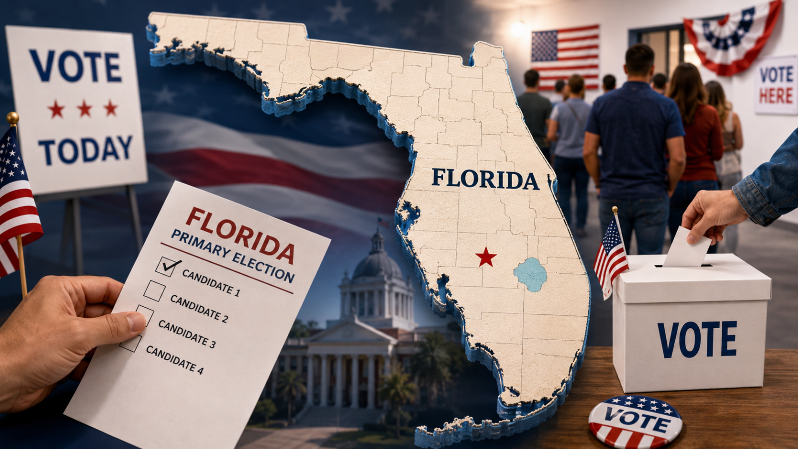 Las primarias del partido republicano en Florida son el 18 de agosto de 2026
