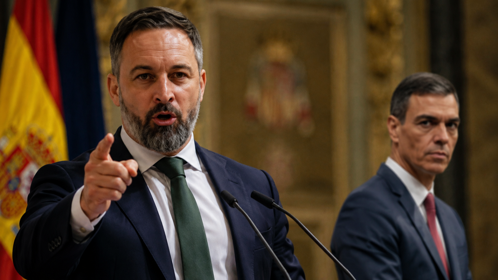 Abascal quiere llevar a Pedro Sánchez ante el Supremo por posible traición tras invasión de Ceuta